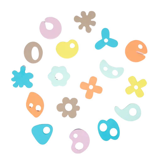 Bo Jungle pěnové hračky do vany TVARY 36ks