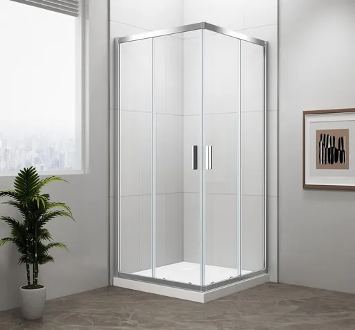 POLYSAN EASY obdélníková sprchová zástěna 900x800, čiré sklo EL5315