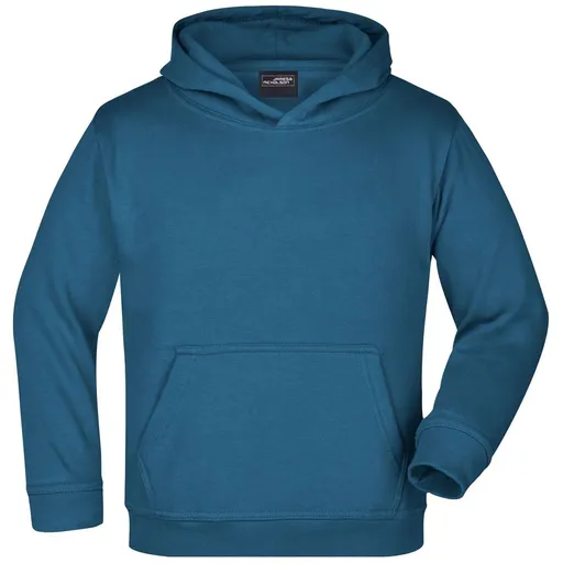 James & Nicholson (Daiber) Dětská mikina s kapucí JN047k - Petrolejová | XL