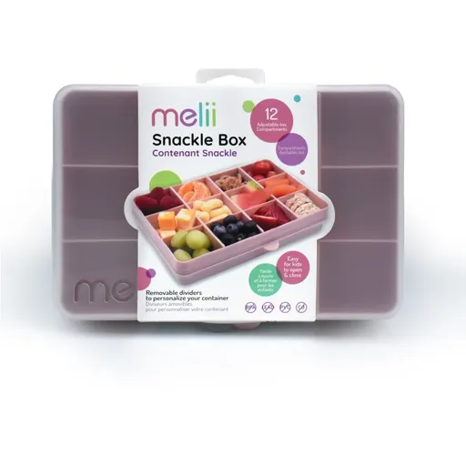 Melii Snackle Box krabička na svačinku Pink 1368 ml