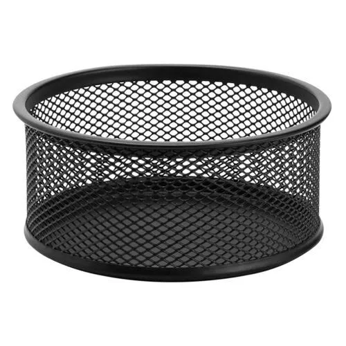 Drátěný kalíšek na sponky malý černý