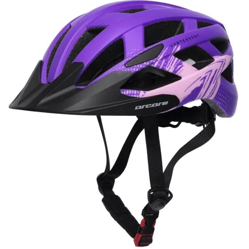 Arcore CONTRA JR Dívčí cyklistická přilba, fialová, velikost