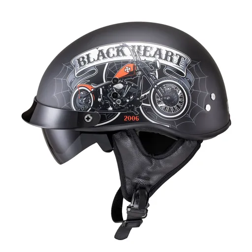 Moto přilba W-TEC Black Heart Rednut Motorcycle/Matt Black XS (53-54)