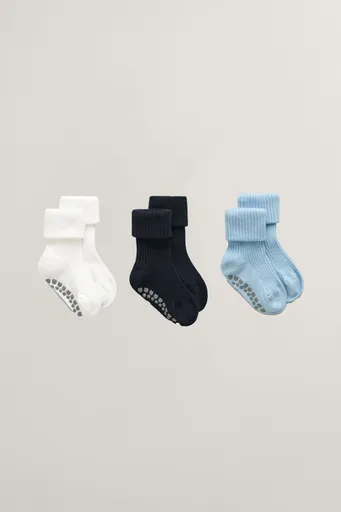 PONOŽKY GANT SOCKS 3-PACK CALMING BLUE