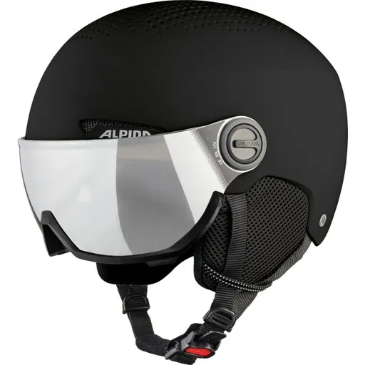 Alpina Sports ARBER VISOR Q-LITE Lyžařská helma, černá, velikost (58 - 62)