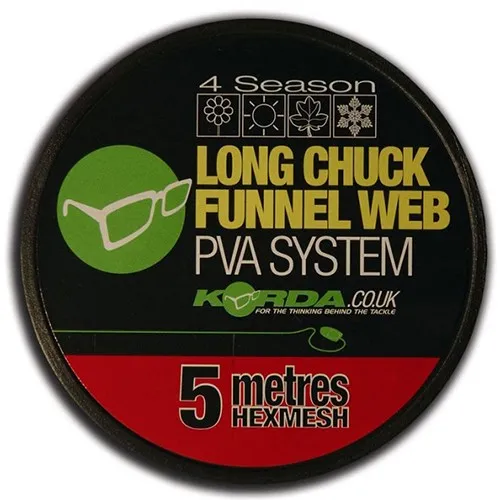 Korda náhradní pva punčocha longchuck funnel web hexmesh refill-20 m