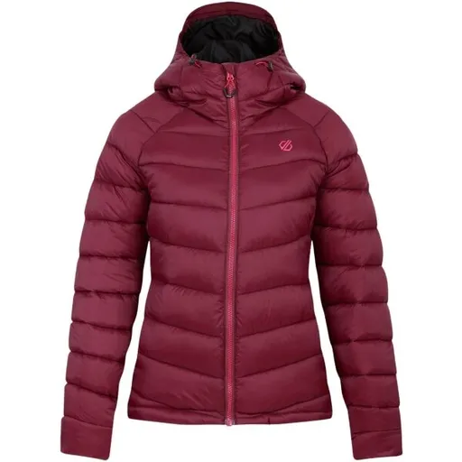 Dare2b TORREK BAFFLE Dámská prošívaná bunda, vínová, velikost