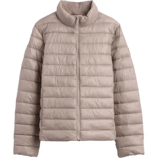 GAP V-FRCH LOGO LW PUFFER JKT Dámská prošívaná bunda, hnědá, velikost