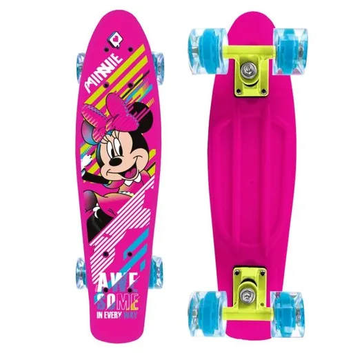 Disney MINNE II Skateboard, růžová, velikost