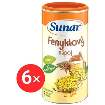 Sunar rozpustný nápoj fenyklový 6× 200 g  (8592084419028)