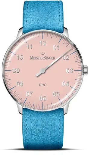 MeisterSinger Neo Special S-NES921S - Světle modrý kožený řemínek