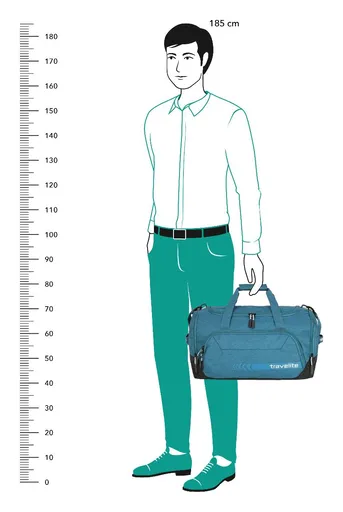 Cestovní taška Travelite Kick Off Duffle M Petrol