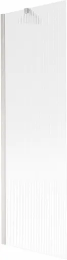 MEXEN/S Next vanová zástěna FIX 60 x 150, proužky, nikl kartáčovaná 895-060-000-00-09-97