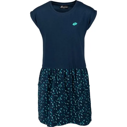 Lotto MOORIAN Dívčí šaty, tmavě modrá, velikost 128-134