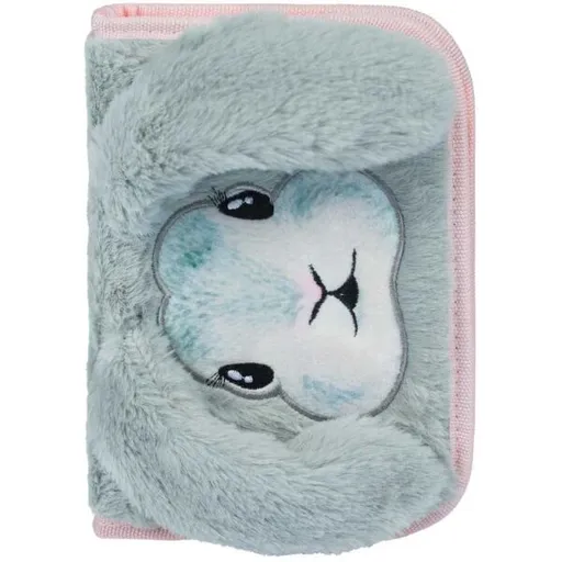 BAAGL BUNNY Školní penál, šedá, velikost