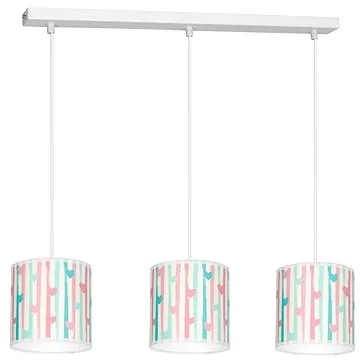 Dětský lustr na lanku LOVELY 3xE27/60W/230V (98352)