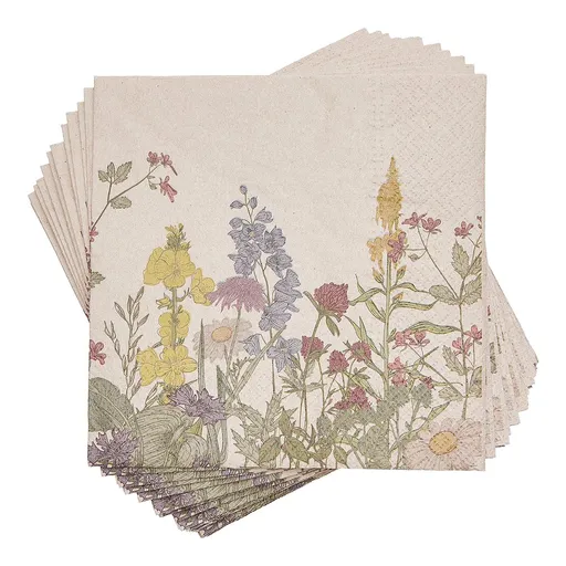 APRÈS Ubrousky z recyklovaného papíru divoké květy
