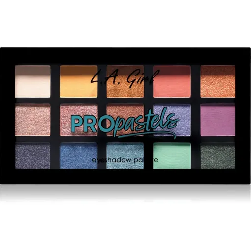 L.A. Girl Cosmetics PRO Pastels paletka očních stínů 18 g