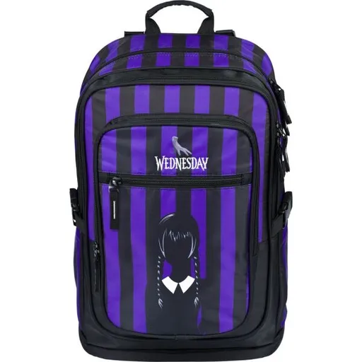 BAAGL CUBIC WEDNESDAY Školní batoh, černá, velikost