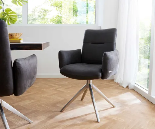 Otočná židle Jova-Flex s područkami křížová podnož široká