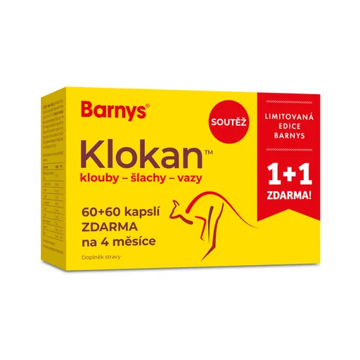Barny´s Klokan limitovaná edice 60+60 kapslí
