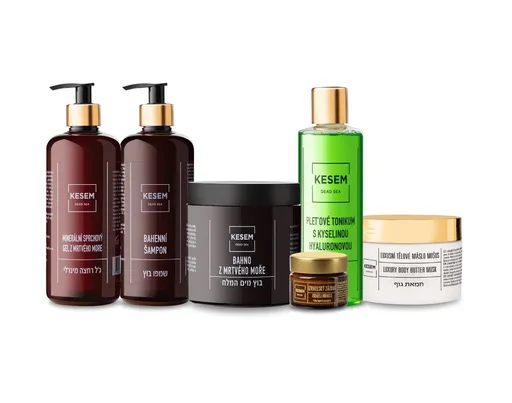 KESEM Vánoční balíček TOP produktů z Mrtvého moře 6 ks