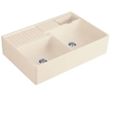 Keramický dřez Villeroy & Boch modulový, 632391KR HL1, Cream 632391KR