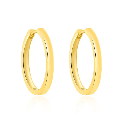 Agato Pozlacené kruhové náušnice AGT-E251K-GOLD