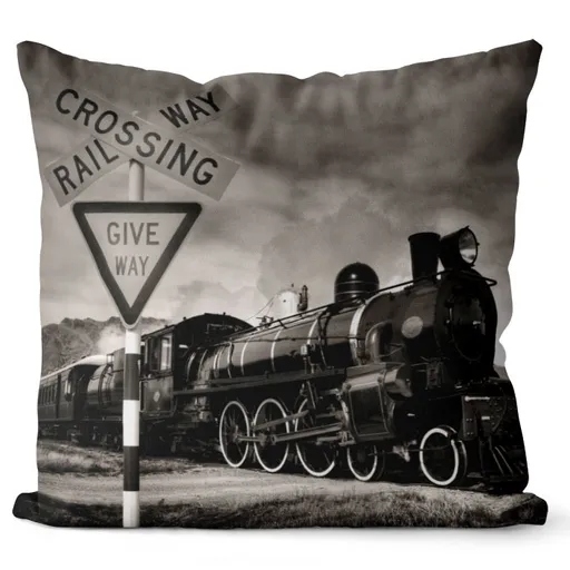 Polštář Parní vlak (Velikost: 40 x 40 cm)