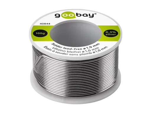 Cín 1.0mm 100g 99,3%Sn 0,7%Cu GOOBAY 40844
