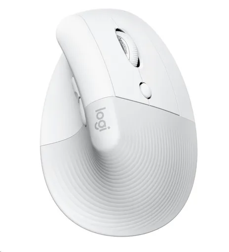 Logitech Lift Vertical Ergonomic Mouse for Business, Mac, off-white/pale grey