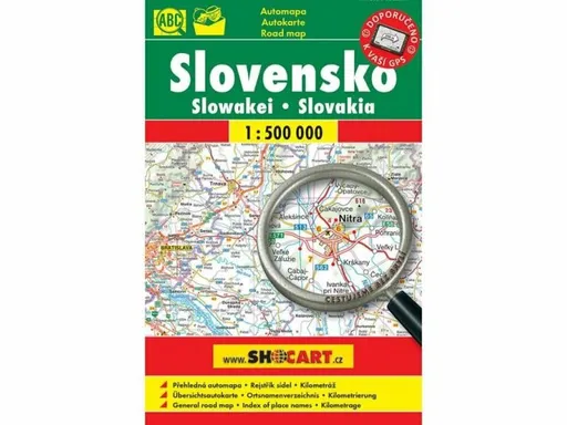 Slovensko Slowakei Slovakia 1:500 000: automapa (978-80-7316-055-5)