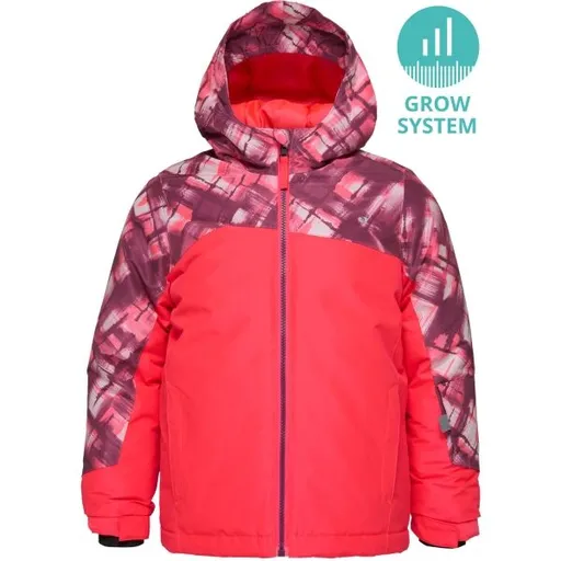LOAP CULAD Dětská lyžařská bunda, růžová, velikost 122-128
