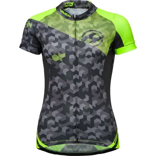 HAVEN SINGLETRAIL WOMEN Dámský cyklistický dres, černá, velikost