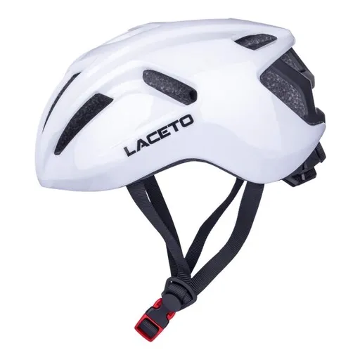 Laceto CAMINO Silniční cyklistická helma, bílá, velikost (51 - 54)