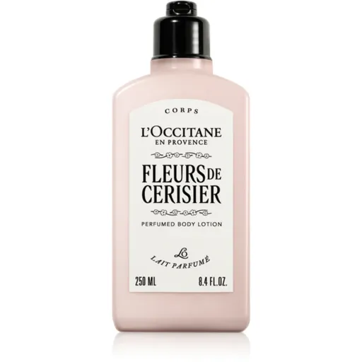 L’Occitane Fleurs de Cerisier Perfumed Body Lotion tělové mléko s parfemací třešňový květ 250 ml
