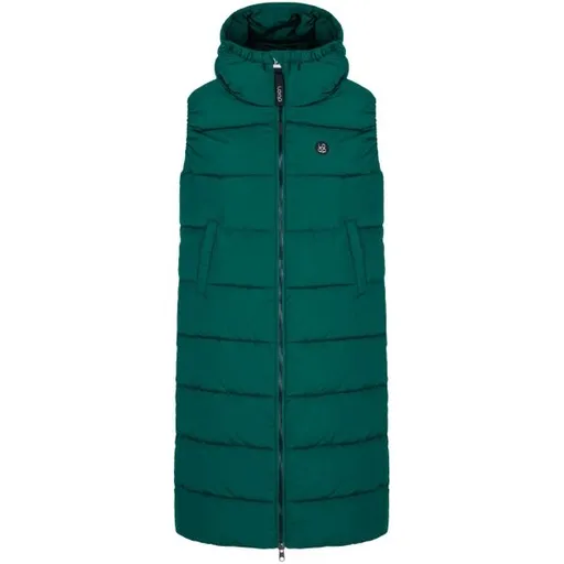 LOAP TALA Dámská vesta, tmavě zelená, velikost