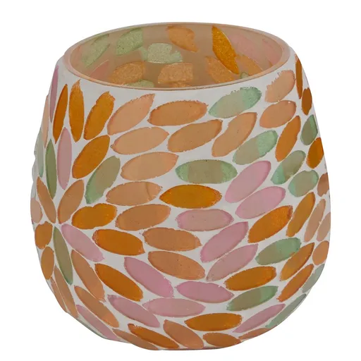 SHIMMER&SHINE Svícen na čajovou svíčku 8 cm - mix barev