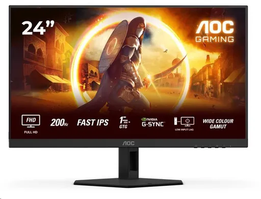 AOC MT 24" 24G4HRE - 1920x1080, IPS, 200Hz, 2xHDMI, 1xDP, Repro