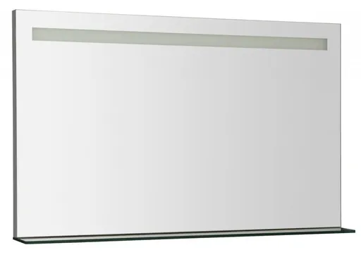 SAPHO BRETO zrcadlo s LED osvětlením a policí 100x60,8cm BT100