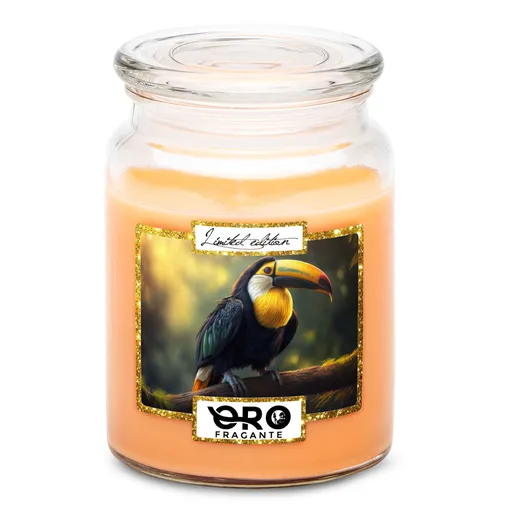 Svíčka Tukan (Vůně svíčky: Tropické ovoce)