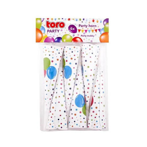 TORO Trubky, papírové, 19 cm, 6 ks