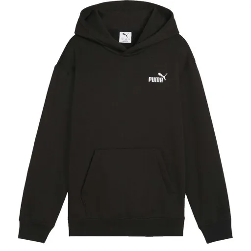 Puma ESSENTIALS SMALL NO. 1 LOGO RELAXED HOODIE  FL B Chlapecká mikina, černá, velikost