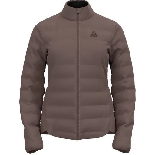 Odlo ASCENT N-THERMIC Dámská péřová hybridní bunda, hnědá, velikost