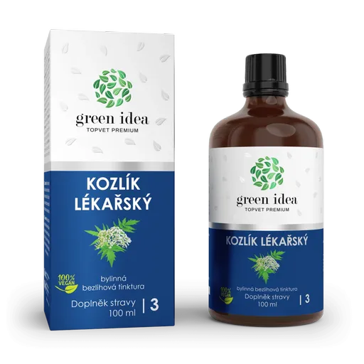 Kozlík - bezlihová tinktura 100 ml - Green idea
