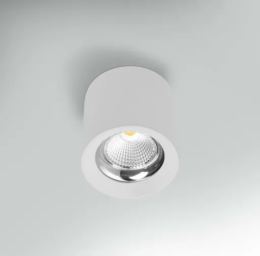 CENTURY Stropní svítidlo LED RONDO bílé pr.130x155mm 15W 230V 3000K 45d IP20