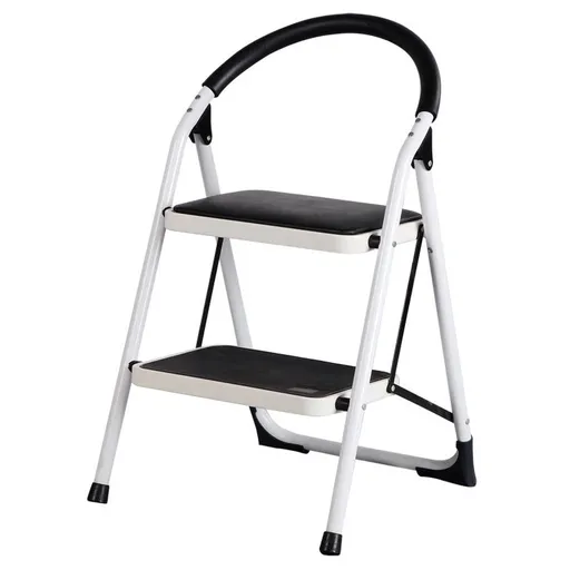Ocelové skládací schůdky Klapp, 2 stupně , 2 stupně