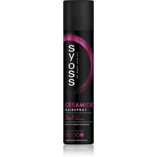 Syoss Ceramide Hairspray lak na vlasy s extra silnou fixací 300 ml