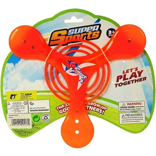 ADAR BUMERANG 22 CM Bumerang, oranžová, velikost