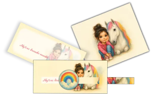 Set obálka vysouvací + čistící utěrka na brýle